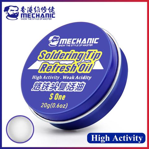 MECHANIC S One Electrical Soldering Iron Tip Refresher Clean Paste Welding Flux Cream For Oxide Solder Tips Head Resurrection ► Photo 1/6