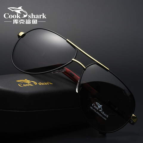 Cookshark sunglasses men's sunglasses tide polarized driving driver blue glasses ► Photo 1/6