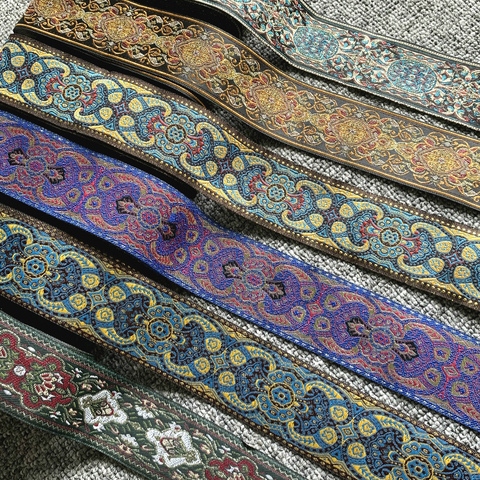 10yards/lots Wide 5cm Woven Jacquard Ribbon Trims Totem pattern for curtain and clothing accessory ► Photo 1/6