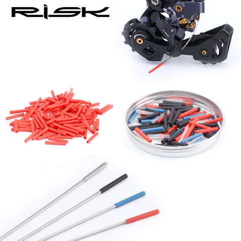 40pcs RISK Heat Shrink Bicycle Inner Cable Cap Brake Shifter Cable Tip Wire End Cap Crimp Bike Derailleur Shift Wire Ferrules ► Photo 1/6