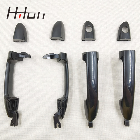 front rear Exterior Outside Door Handle Black LH RH for Kia Spectra Cerato 2004 2005 2006 2007 2008 2009 ► Photo 1/6