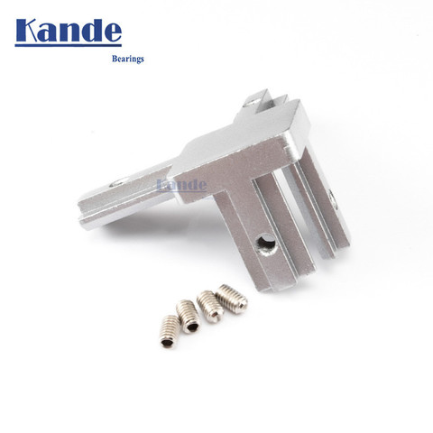 KANDE 2022 Type 3-dimensional Bracket  2022 Concealed 3-way Corner Connector Eu Standard 20/30/40 Series Aluminum Profile Parts ► Photo 1/4