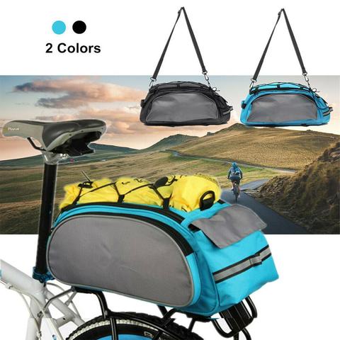 13L Mountain Road Bike Bicycle Cycling Rear Seat Rack Trunk Bag Pack Pannier Carrier Shoulder Bag Handbag  Bicycle Bags Panniers ► Photo 1/6