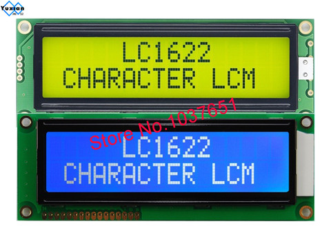 large big character 1602 1602G 16x2 lcd display green 5v  lcd module LCM LC1622SMLYH6-D instead SBS01602A0 industrial lcd ► Photo 1/1