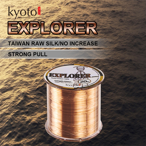 KYOTO EXPLORER Nylon Fishing Lines Fluorocarbon 2.0#-8.0# 160m-720m рыбалка аксесуары línea de pesca Nylon Line Fishing Leader ► Photo 1/6