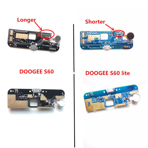 Original Charge Dock Connector USB Board Port With Vibrator Motor Flex Cable For DOOGEE S60/S60 lite Phone ► Photo 1/5