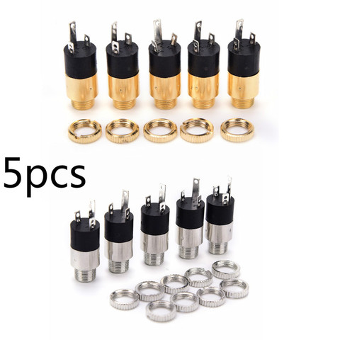 5pcs PJ392 Stereo Female Sockect Jack 3.5 Audio Headphone Connector 3.5mm Stereo Headphone Audio Video Jack Socket Plug Hot Sale ► Photo 1/6