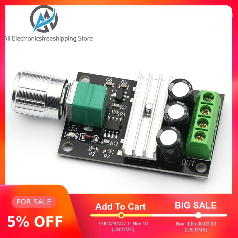 DC 6V 12V 24V 28VDC 3A 80W PWM Motor Speed Controller Regulator Adjustable 3A Motor Speed Controller Regulator ► Photo 1/6