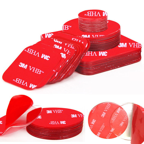 10-50PCS Transparent Acrylic VHB 3M Stron Double-Sided Adhesive Tape  Patch Waterproof No Trace High Temperature Resistance ► Photo 1/6