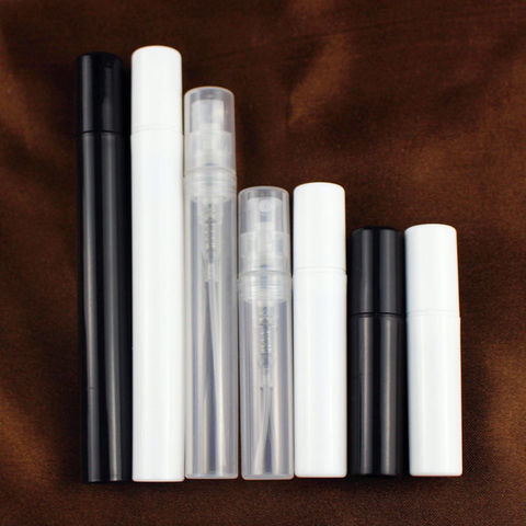 50pcs/lot 2ml 3ml 4ml 5ml Empty Plastic Spray Bottle Makeup Perfume Atomizer Mist Sprayer Clear White Black Color ► Photo 1/5