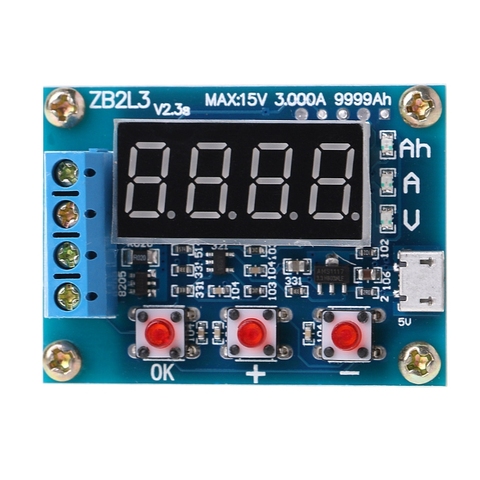 ZB2L3 Li-ion Lithium Lead-acid Battery Capacity Meter Discharge Tester Analyzer ► Photo 1/6