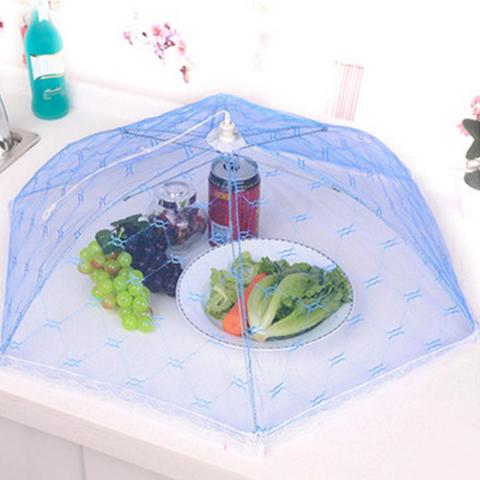 Foldable Anti Fly Mosquito Meal Food Cover Lace Kitchen Table Mesh Net Tent Tool Mesh Foldable Food Covers Picnic Protect Cover ► Photo 1/6