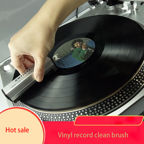 Turntable Player Vinyl Records Accessory Record Cleaning Brush Super Clean Anti-static Record Dust Remover for LP Vinyl Record ► Photo 1/6