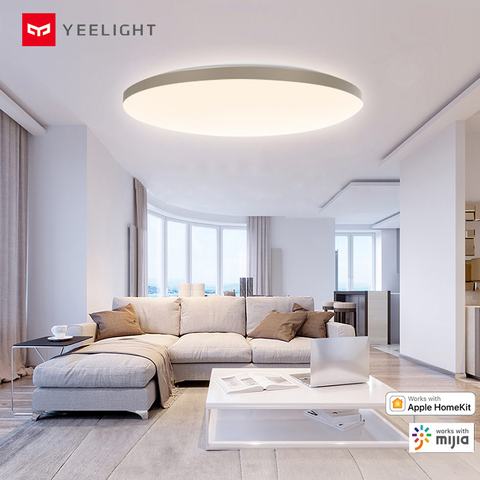 NEW YEELIGHT 50W Smart LED Ceiling Lights Colorful Ambient Light Homekit Mijia APP Control 220V For Living Room YLXD50YL 3000lm ► Photo 1/6