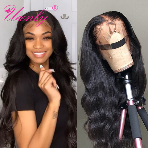 UEENLY 13x4 Lace Front Human Hair Wigs Brazilian Body Wave Human Hair Wigs Lace Frontal Wig Pre Plucked 4x4 Lace Closure Wigs ► Photo 1/6