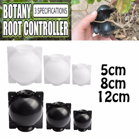 5/8/12cm Plant Rooting Growing Box Breeding Case Plant Rooting Ball For Garden Pouch Root Plastic Flower Container Nursery Box ► Photo 1/6