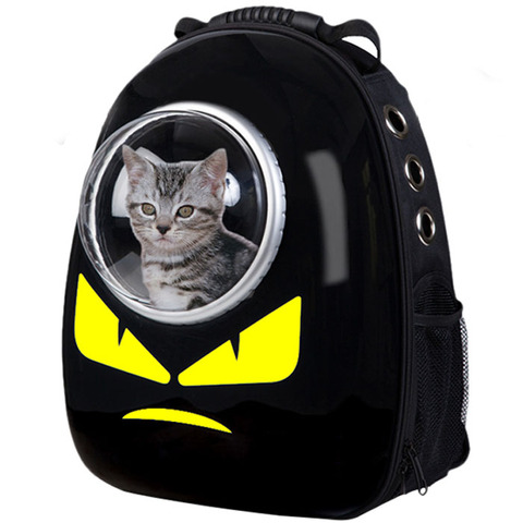 Pet Carrier Backpack Travel Space Capsule Puppy Dog Cat Bag Breathable  Astronaut