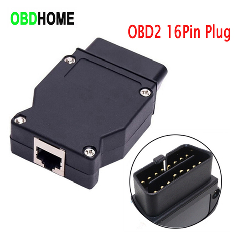 OBD2 Enet Plug Adapte for BMW 1-7 seriesOBD 16PIN Male Interface of Enet Ethernet To E-SYS ICOM Coding F-Series Interface Socket ► Photo 1/6