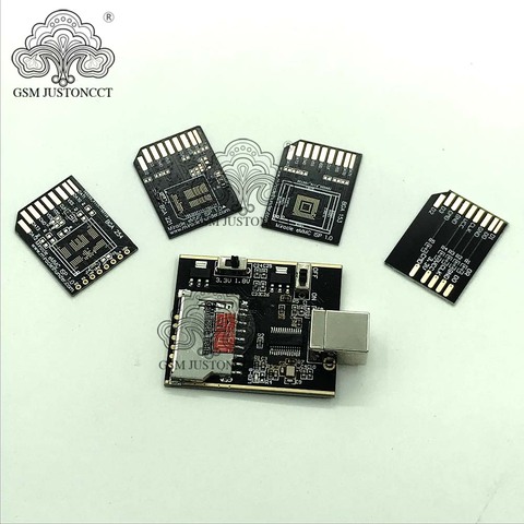 Miracle eMMC adapter +Hardware 1.0 universal Bga 221,153,254 plate ► Photo 1/4