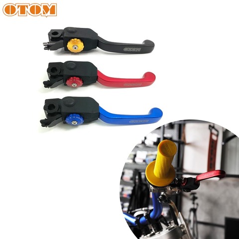 OTOM CNC Motorcycle Scooter Nissin Brake Lever Lightweight Aluminum Bicycle Brake Handle Levers For HONDA CRF250 CRF250R CRF450R ► Photo 1/6