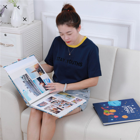 Polaroid 600 18 inch self-adhesive film diy handmade album romantic couple  family baby growth creative wooden cover album