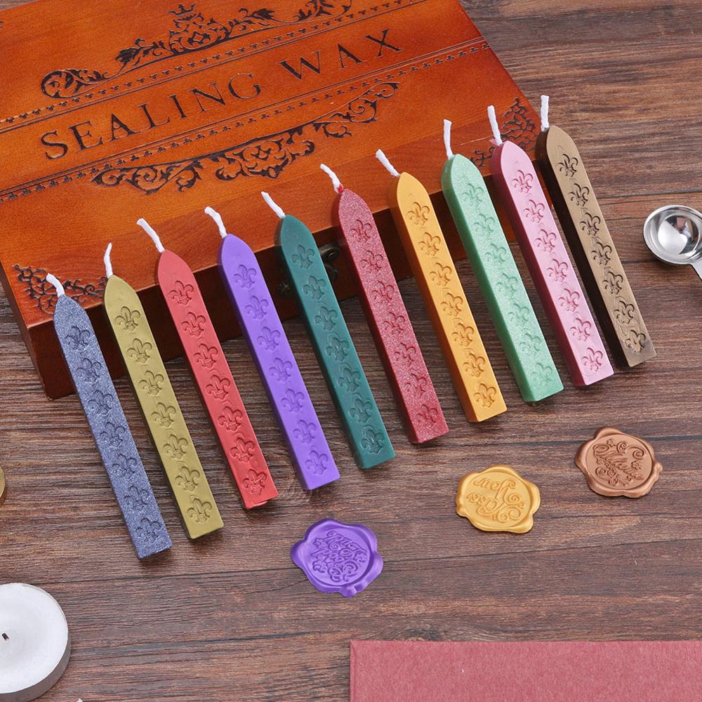 Retro DIY Sealing Strips Seal Wax Stick Paint Stamps for Letter Invitations 
