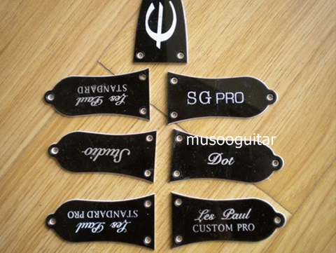 Black Truss Rod Cover For Guitar 3 Holes Guitar Parts Accessories ► Photo 1/2