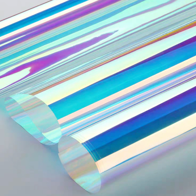 HOHOFILM Holographic Decorative Iridescent Window Film Adhesive