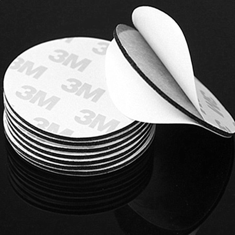 10pcs/lot 3M Double Sided Black Acrylic Foam Tape Pad Mounting Strong VHB Tape Round Rectangle adhesive for Car DIY home Decor ► Photo 1/5