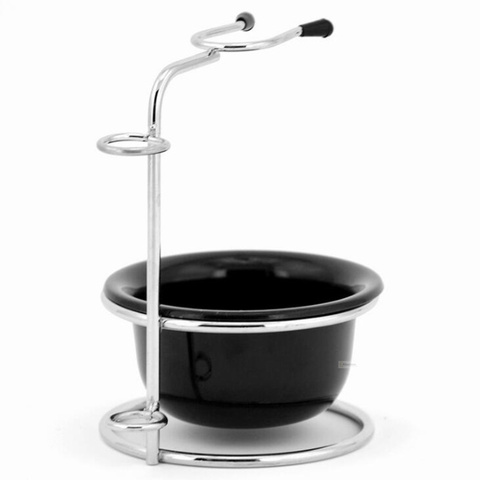 1 set Men Shaving Brush Bowl with holder razor beard comb cleaning bowl stand kit ► Photo 1/3