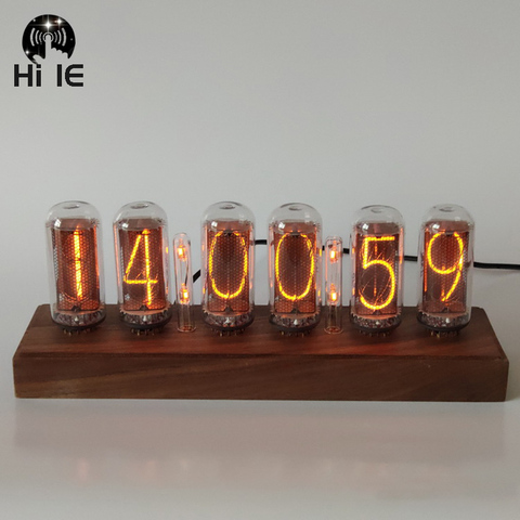 High-end Electronic DIY kit IN18 Nixie Tube Digital LED Clock Gift Circuit Board Kit IN-18 Glow Tube Clock Boyfriend Gift ► Photo 1/1