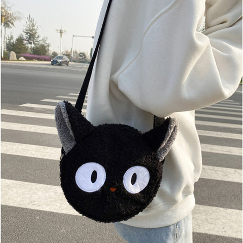 2022 autumn and winter women cute plush bag girls small bag funny cat bear sheep bag ► Photo 1/6