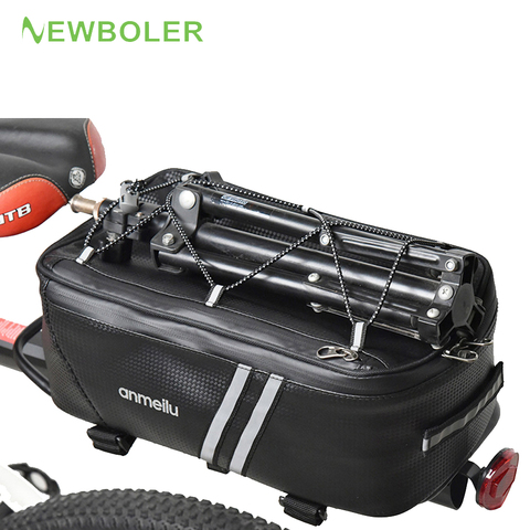 Bike Waterproof Seat Pannier Pack Luggage Cycling Bag 8-25L Bicycle Pannier Bag Rear Rack Trunk Bag With Rain Cover ► Photo 1/6