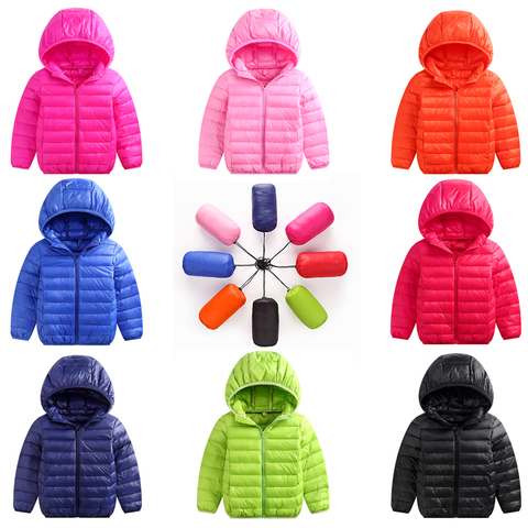 Children Jacket Outerwear Boy and Girl Autumn Warm Down Hooded Coat Teenage Parka Kids Winter Jacket Size 1 2 10 12 15 Years Old ► Photo 1/6