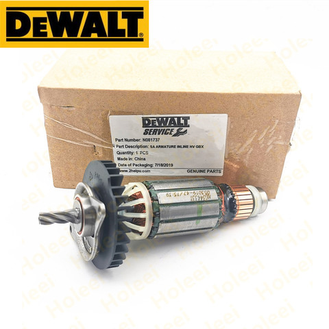 5 teeth AC220-240V Armature Rotor 496248-00 for DEWALT N081737 D25102K D25103K D25122K D25123K D25124K D25113K D25223K D25213K ► Photo 1/4