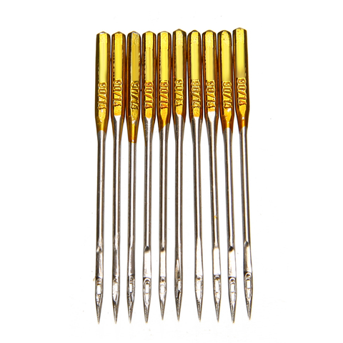 50pcs Ball Point Sewing Machine Needle Regular 39mm Length Size 90/14 No.14 For Singer ► Photo 1/5