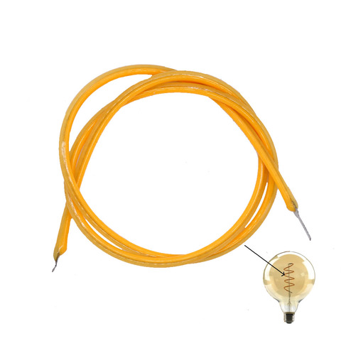 DC3V 130mm 300mm 2200K 10pcs Edison Bulb Filament Lamp Parts LED Chip Incandescent Light Accessories Diodes Flexible filament ► Photo 1/6