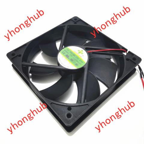 Power PY-1225H12S DC 12V 0.35A 120x120x25mm 2-Wire Server Cooling Fan ► Photo 1/4