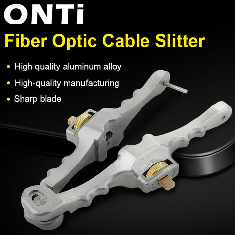 ONTi Longitudinal Opening Knife Longitudinal Sheath Cable Slitter Fiber Optical Cable Stripper ► Photo 1/6