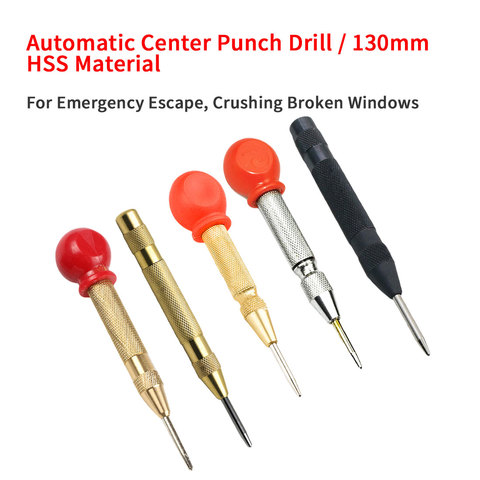 5 Inch Automatic Center Punch for Metal Adjustable Impact Spring Loaded  Center Punch Tool Auto Center Punch Spring Loaded - AliExpress