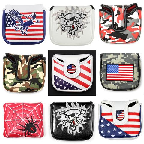 Square Mallet Putter Cover Golf Headcover For TaylorMade Spider X Copper Spider Tour Magnet Hot ► Photo 1/6