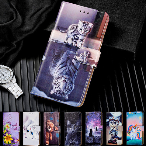 Flip Phone Cover For ZTE Blade A510 A530 A6 Lite V7 V8 Lite A7 V9 V10 Vita A3 A5 A7 2022 A610 V8 20 Smart Wallet Stand Case ► Photo 1/6