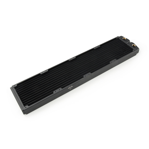 Syscooling 480mm copper radiator 27mm thickness G1/4 thread water cooling radiator black color ► Photo 1/4