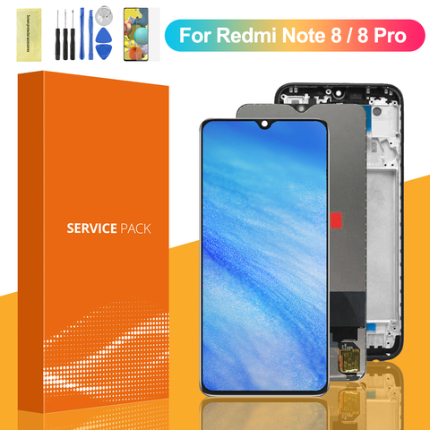 100% Original LCD For Xiaomi Redmi Note 8 / Note 8 Pro LCD Display Touch Screen Digitizer Assembly For Xiaomi Redmi Note8 / 8pro ► Photo 1/6