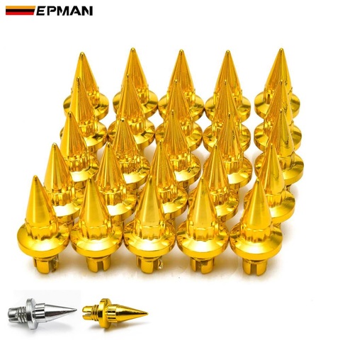 EPMAN -25pcs/lot Plastic Spike Wheel Rivets For Wheel Rims Cap Lip Screw Bolt Tires EPAS056G ► Photo 1/6