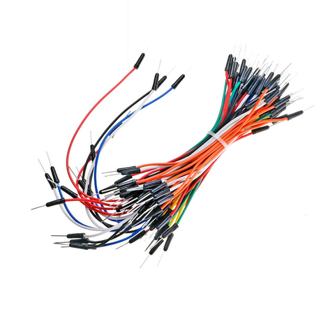 65pcs/Lot New Solderless Flexible Breadboard Jumper wires Cables Bread plate line ► Photo 1/5