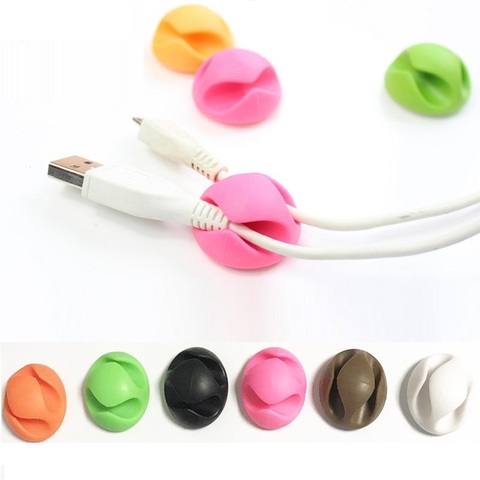 Cable Winder Earphone Cable Organizer Wire Storage Silicon Charger