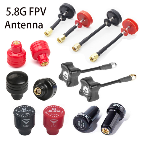 5.8G FPV Antenna Pagoda 2/Lollipop 4/BlackSheep/Stubby Antenna SMA/RP-SMA/MMCX/UFL connector for RC FPV Racing Drone part ► Photo 1/6