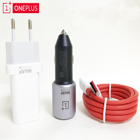 OnePlus Original Warp Car Charger 30W Car Charger EU US Input 12V 24V 4.5A Output 5V 6A Max For OnePlus 7 /7 Pro/ 7T /7T pro ► Photo 1/6