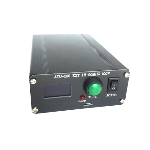 Finished ATU-100 1.8-50MHz ATU-100 Mini Automatic Antenna Tuner By N7DDC 7x7 + Mini 0.96  OLED + Metal Case + 1350MA  Battery ► Photo 1/5